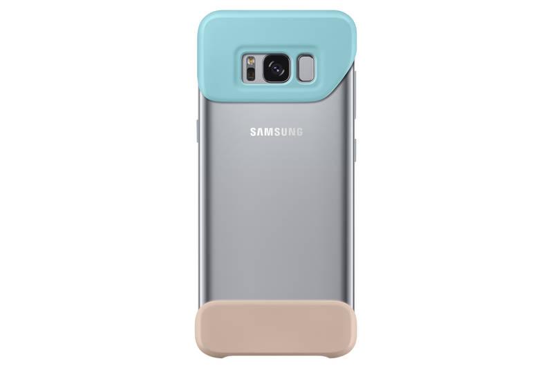 Kryt na mobil Samsung 2 dílný pro Galaxy S8 modrý fialový tyrkysový