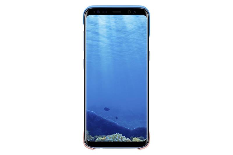 Kryt na mobil Samsung 2 dílný pro Galaxy S8 modrý fialový tyrkysový
