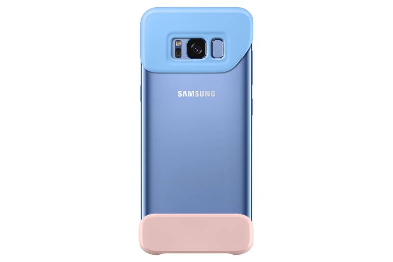 Kryt na mobil Samsung 2 dílný pro Galaxy S8 modrý růžový