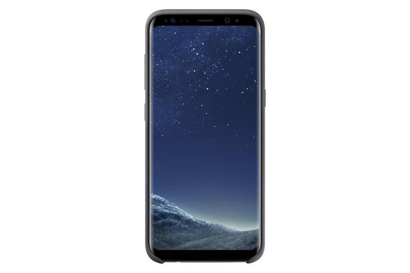 Kryt na mobil Samsung Silicon Cover pro Galaxy S8 šedý