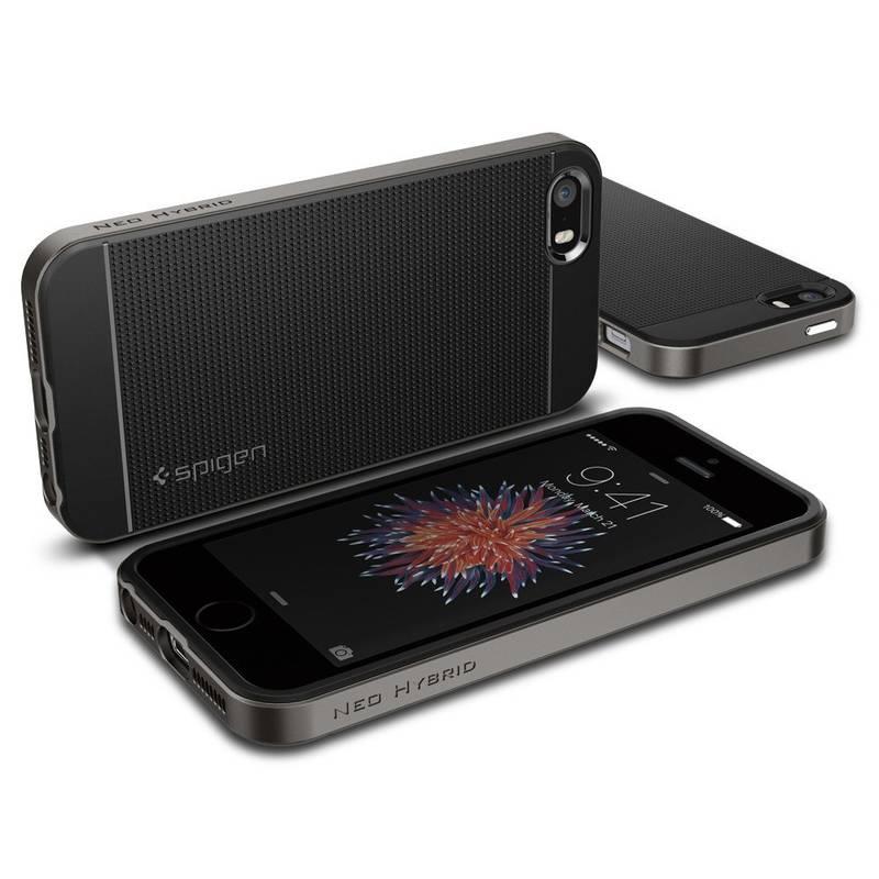 Kryt na mobil Spigen Neo Hybrid Apple iPhone 5 5s SE - gunmetal