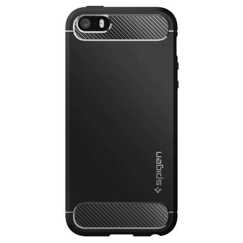Kryt na mobil Spigen Rugged Armor Apple iPhone 5 5s SE černý