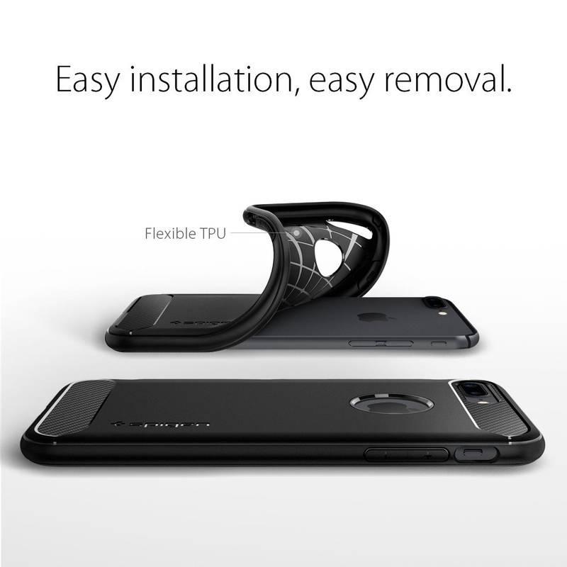 Kryt na mobil Spigen Rugged Armor Apple iPhone 7 Plus černý