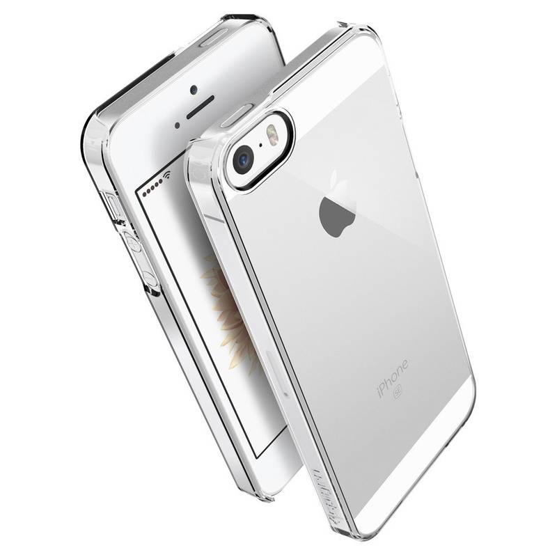Kryt na mobil Spigen Thin Fit Apple iPhone 5 5s SE průhledný
