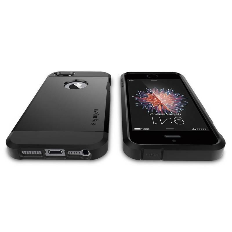 Kryt na mobil Spigen Tough Armor Apple iPhone 5 5s SE černý
