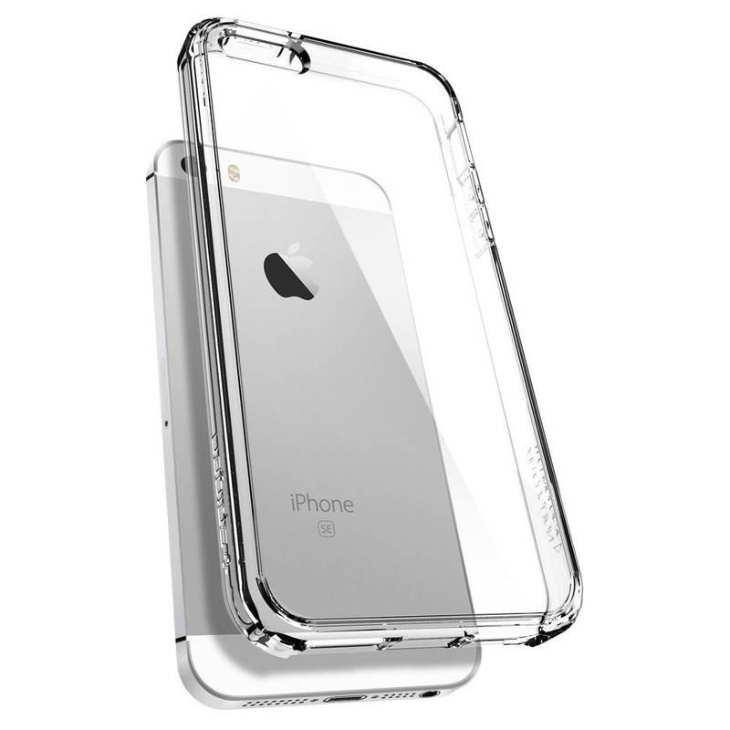 Kryt na mobil Spigen Ultra Hybrid Apple iPhone 5 5s SE průhledný