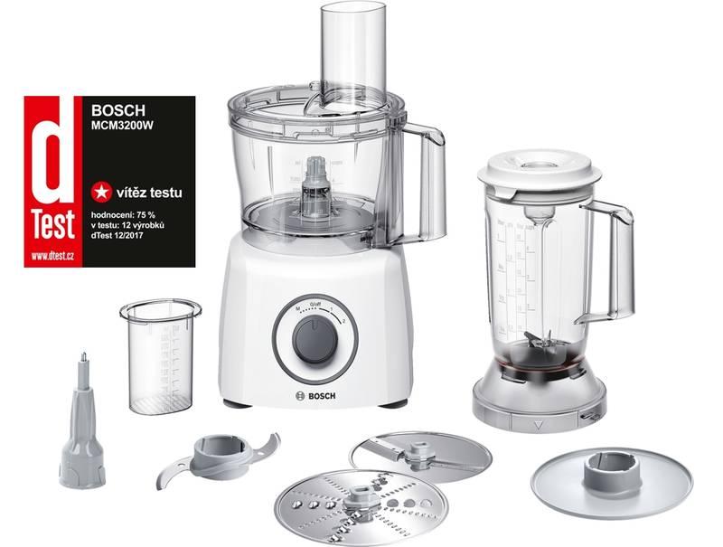Kuchyňský robot Bosch MCM3200W šedý bílý, Kuchyňský, robot, Bosch, MCM3200W, šedý, bílý