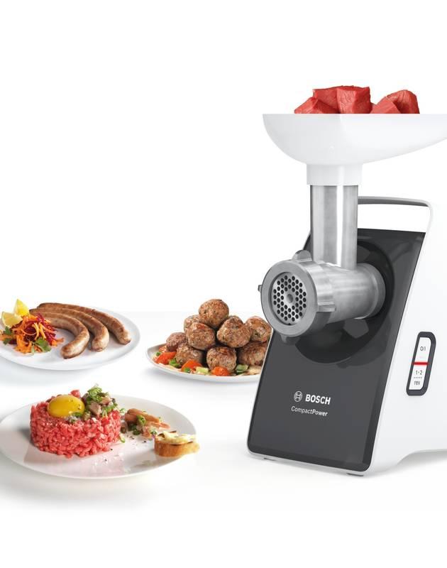 Mlýnek na maso Bosch CompactPower MFW3630A šedý bílý