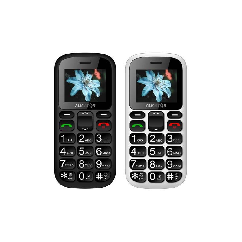 Mobilní telefon Aligator A321 Senior Dual SIM bílý