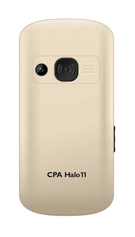 Mobilní telefon CPA Halo 11 zlatý, Mobilní, telefon, CPA, Halo, 11, zlatý