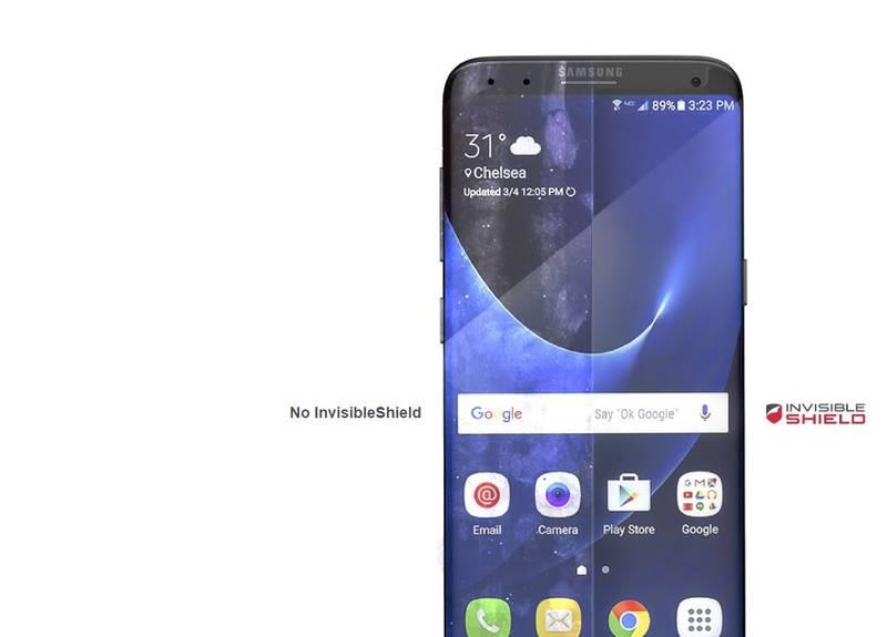 Ochranné sklo InvisibleSHIELD Glass Contour pro Samsung Galaxy S8 průhledné