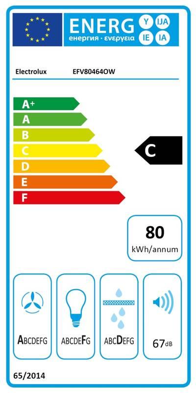 Odsavač par Electrolux EFV80464OW bílý