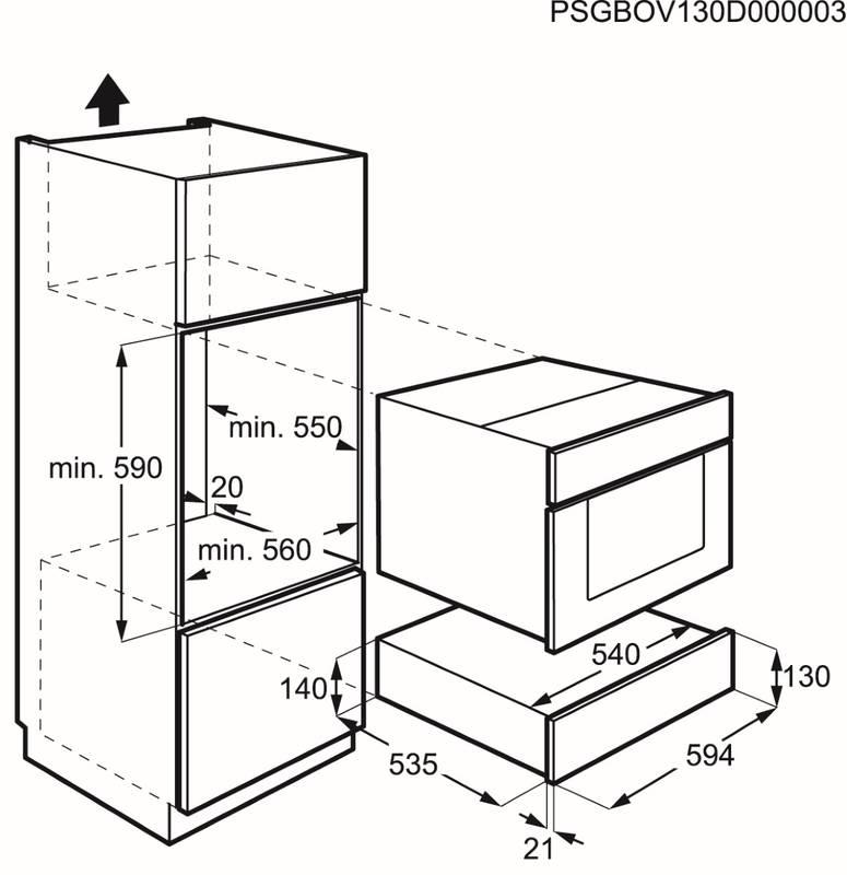 Ohřevná zásuvka Electrolux EED14700OZ černá