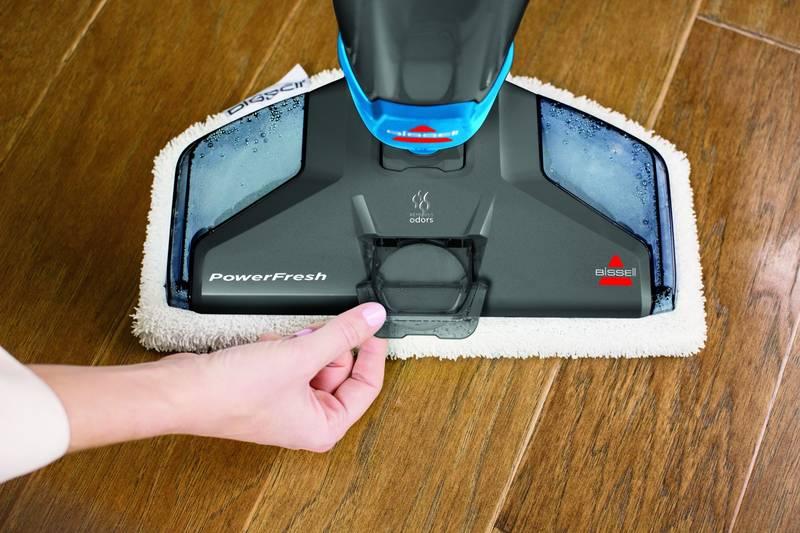 Parní mop Bissell 2113N PowerFresh Titanium černý modrý titanium