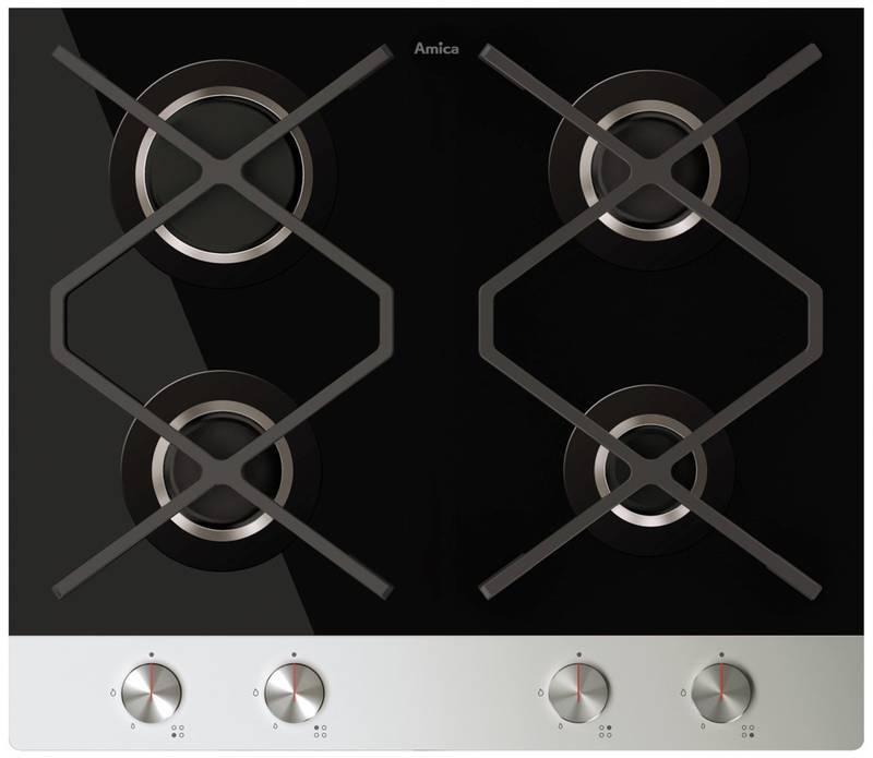 Plynová varná deska Amica IN 6610 GCBB černá