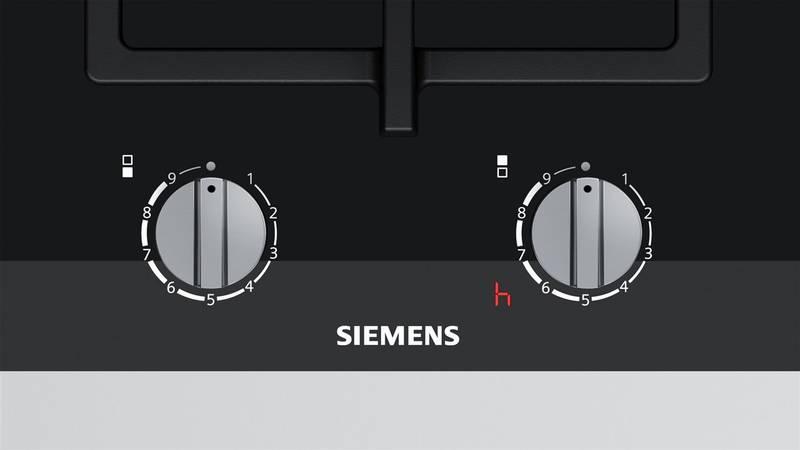 Plynová varná deska Siemens Domino ER3A6BD70 černá, Plynová, varná, deska, Siemens, Domino, ER3A6BD70, černá