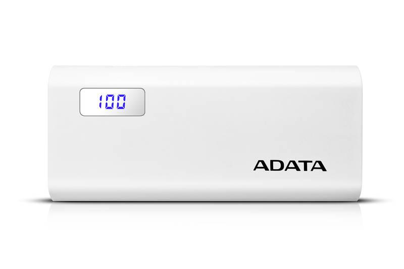 Powerbank ADATA P12500D 12500mAh bílá