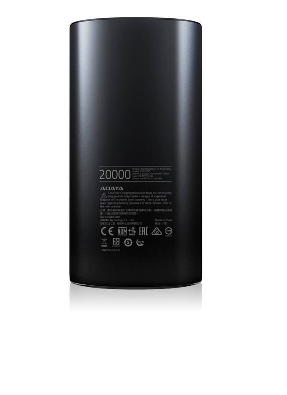 Powerbank ADATA P20000D 20000mAh černá