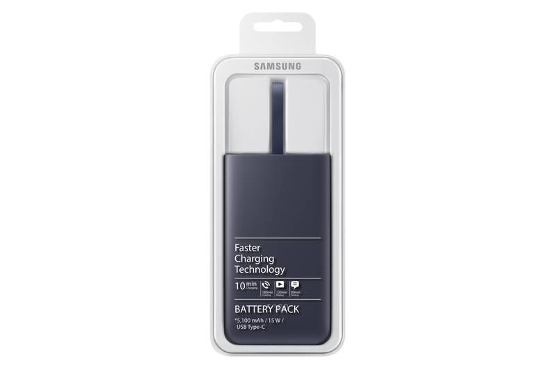 Powerbank Samsung 5100 mAh, USB-C modrá