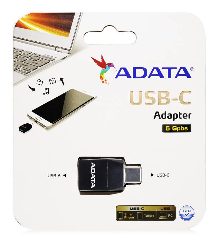 Redukce ADATA USB 3.1 USB-C černá