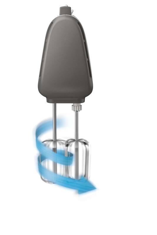 Ruční šlehač Philips Viva Collection HR3740 00 šedý bílý
