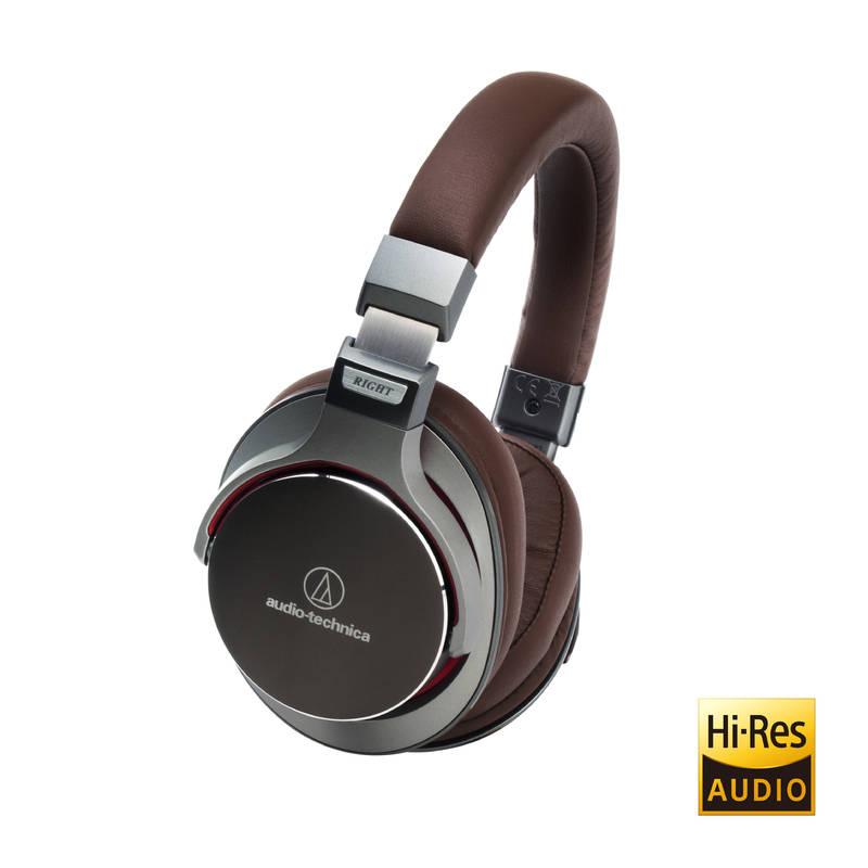 Sluchátka Audio-technica ATH-MSR7 hnědá