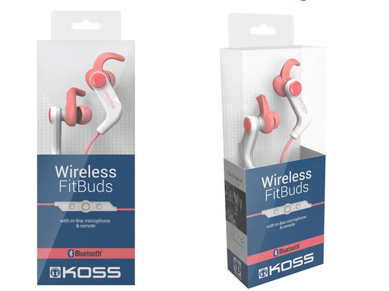 Sluchátka Koss BT190i růžová