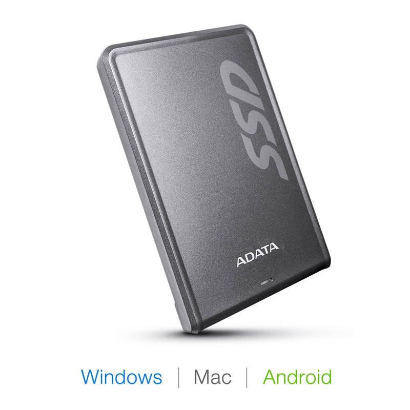 SSD externí ADATA SV620H 512GB titanium