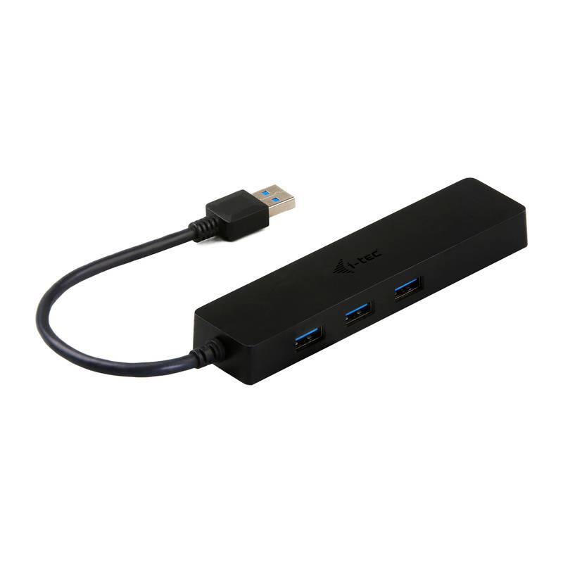 USB Hub i-tec USB 3.0 3x USB 3.0 LAN černý