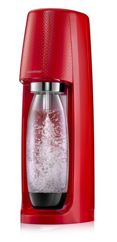 Výrobník sodové vody SodaStream Spirit Red červený, Výrobník, sodové, vody, SodaStream, Spirit, Red, červený