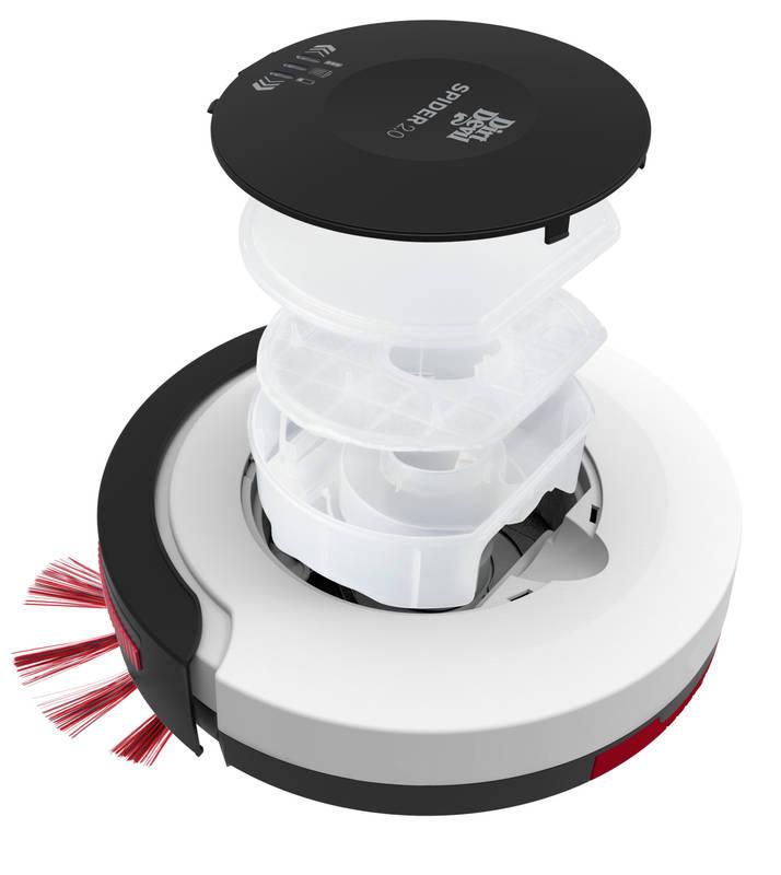 Vysavač robotický Dirt Devil Spider 2 Robot M612 černý bílý
