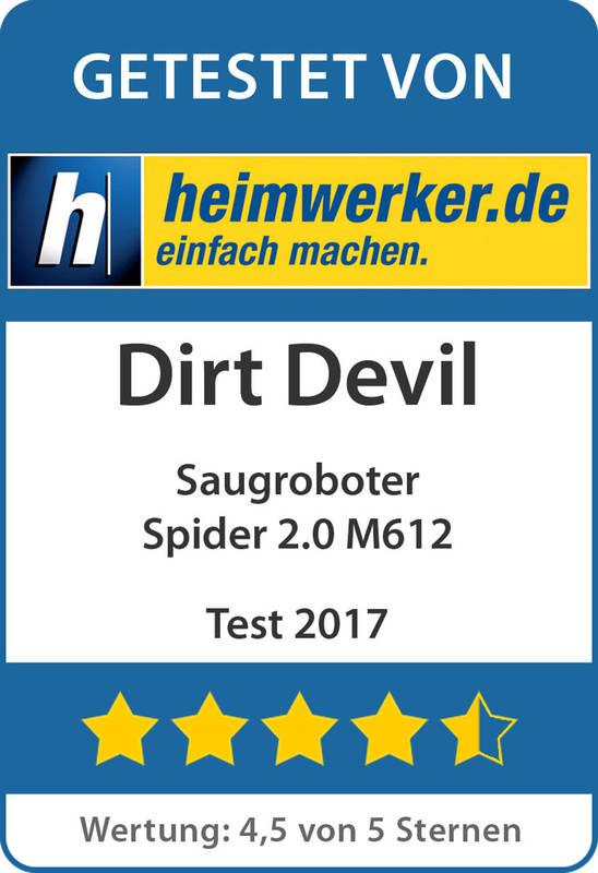 Vysavač robotický Dirt Devil Spider 2 Robot M612 černý bílý