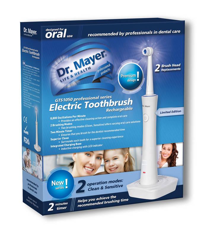Zubní kartáček Dr. Mayer GTS1050 bílý