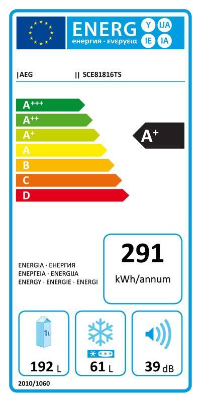 Chladnička s mrazničkou AEG Mastery SCE81816TS, Chladnička, s, mrazničkou, AEG, Mastery, SCE81816TS