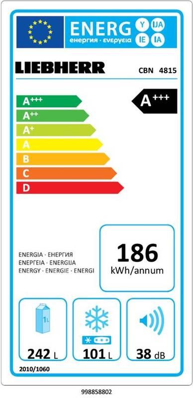 Chladnička s mrazničkou Liebherr CBN 4815 bílá