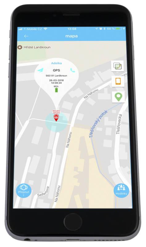 Chytré hodinky Helmer LK 702 dětské modrý