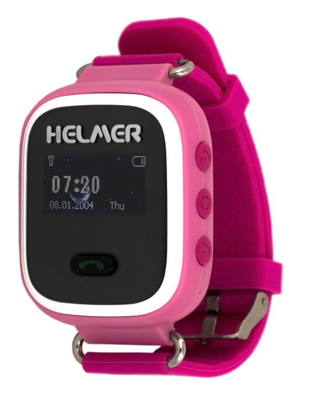 Chytré hodinky Helmer LK 702 dětské růžový