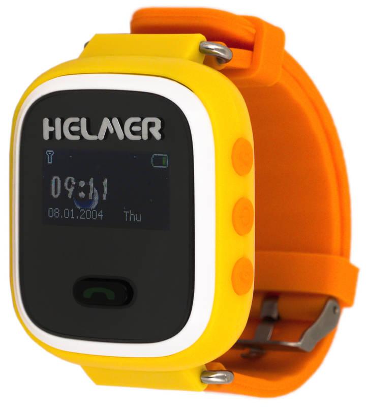 Chytré hodinky Helmer LK 702 dětské žlutý, Chytré, hodinky, Helmer, LK, 702, dětské, žlutý