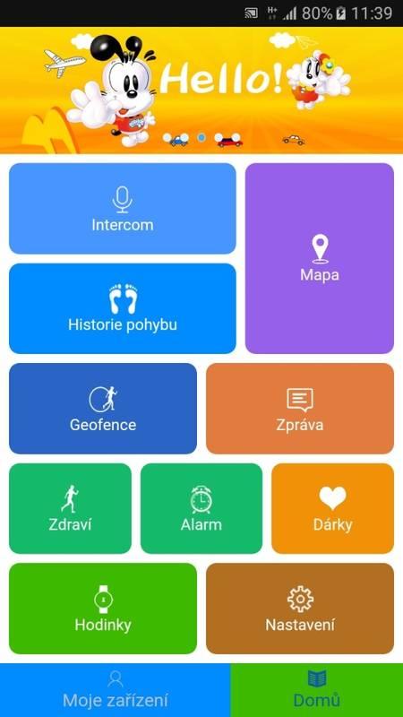 Chytré hodinky Helmer LK 703 dětské modrý