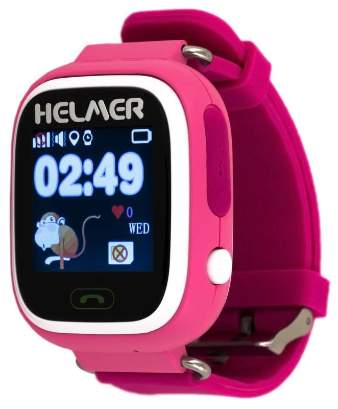 Chytré hodinky Helmer LK 703 dětské růžový