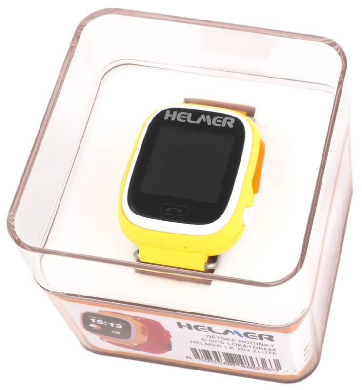 Chytré hodinky Helmer LK 703 dětské žlutý