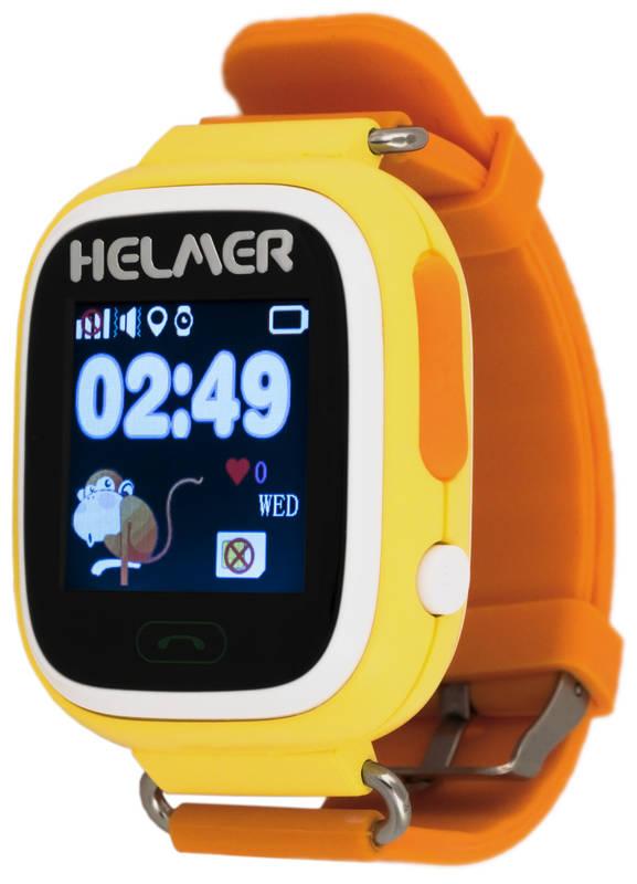 Chytré hodinky Helmer LK 703 dětské žlutý, Chytré, hodinky, Helmer, LK, 703, dětské, žlutý