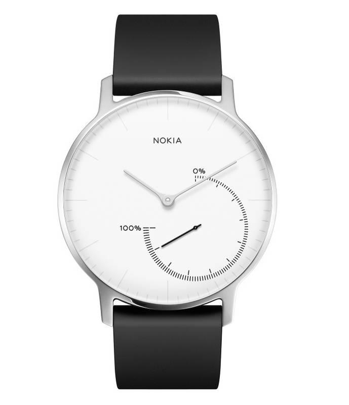 Chytré hodinky Nokia Activité Steel černé bílé