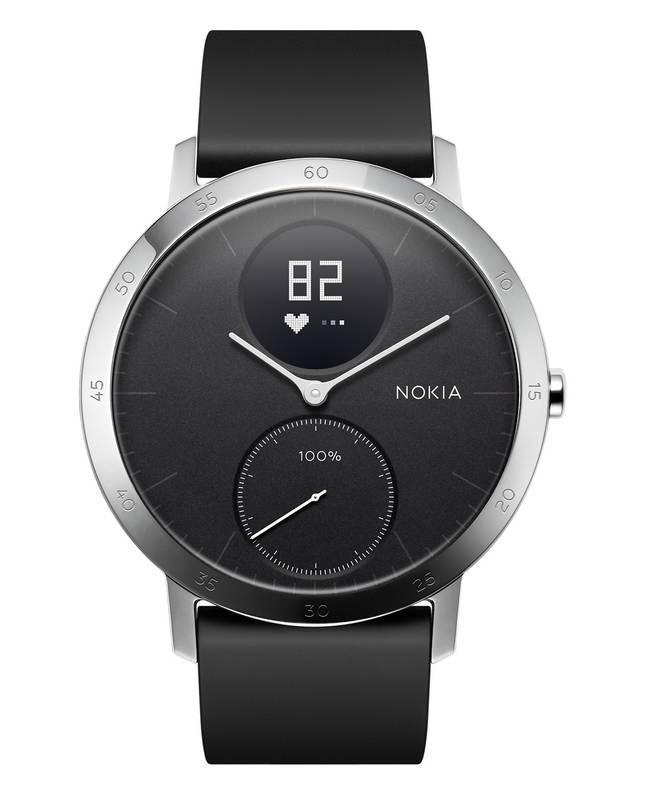Chytré hodinky Nokia Steel HR černé