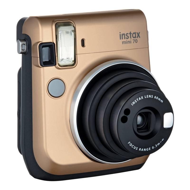 Digitální fotoaparát Fujifilm Instax mini 70 zlatý, Digitální, fotoaparát, Fujifilm, Instax, mini, 70, zlatý