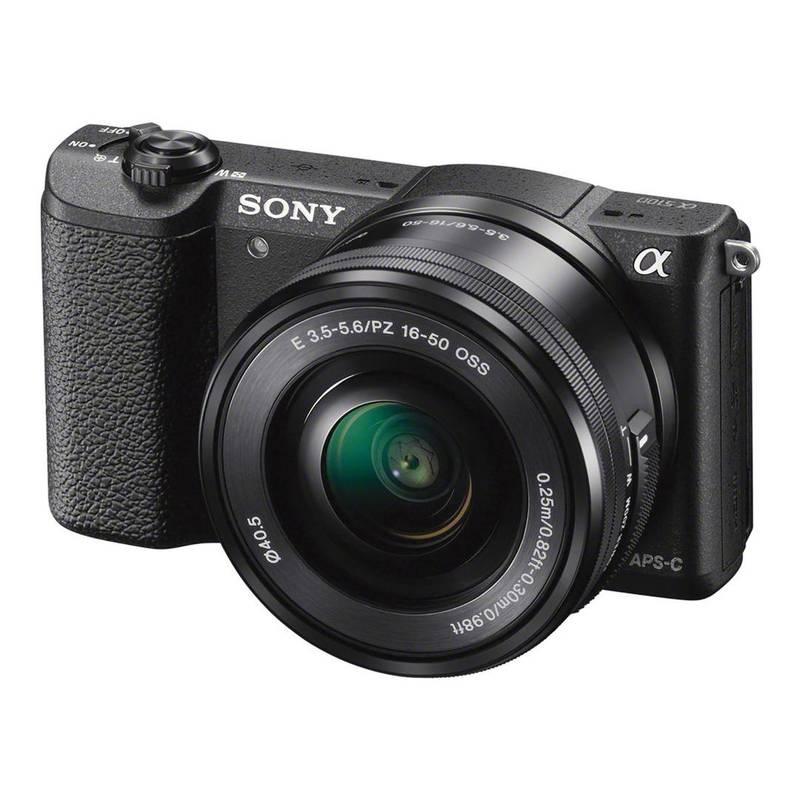 Digitální fotoaparát Sony Alpha 5100 16-50 OSS SEL černý, Digitální, fotoaparát, Sony, Alpha, 5100, 16-50, OSS, SEL, černý