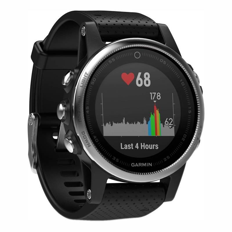 GPS hodinky Garmin Fenix 5S černé stříbrné