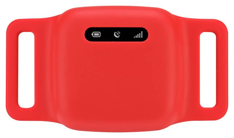 GPS lokátor ALCATEL MOVETRACK MK20, Pet verze černý červený