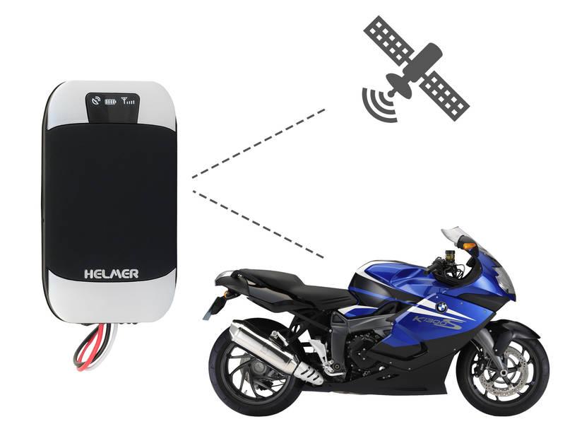 GPS lokátor Helmer LK 507 pro sledování pohybu motocyklů
