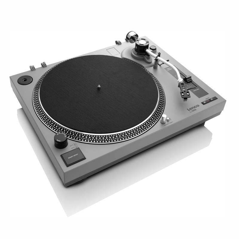 Gramofon Lenco L-3808 šedý